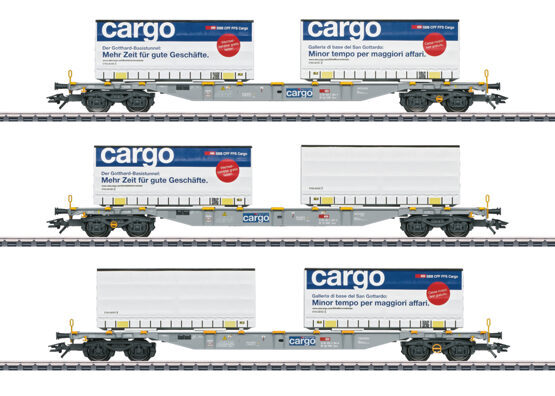 Containertragwagen-Set SBB Cargo