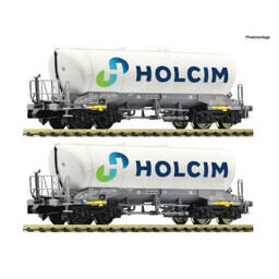 2-tlg. Set: Silowagen, Holcim