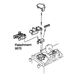 Adapter für Fleischmann Kurzkupplung