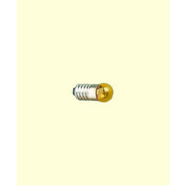 Kugelbirne E 5,5, 6 mm, 19V/50mA, gelb