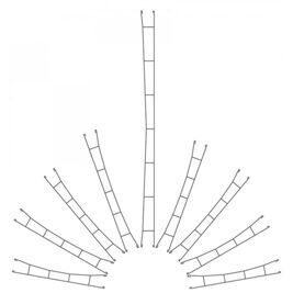 H0 Fahrdraht 142 mm, 5 Stück