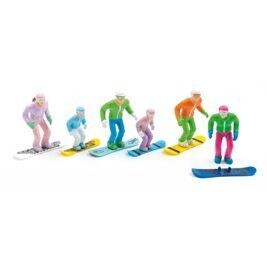 6 Figuren m.Snowboard