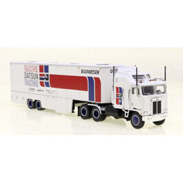 Kenworth K 100 Aerodyne Renntransport-SZ 1980, Datsun Racing,