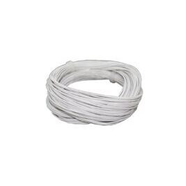 Hochflexibles Kabel, Durchmesser 0.5mm, AWG36, 2A, 10m Wickel, Farbe weiss