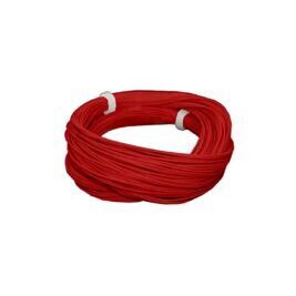 Hochflexibles Kabel, Durchmesser 0.5mm, AWG36, 2A, 10m Wickel, Farbe rot