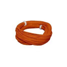 Hochflexibles Kabel, Durchmesser 0.5mm, AWG36, 2A, 10m Wickel, Farbe orange