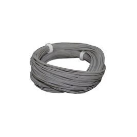 Hochflexibles Kabel, Durchmesser 0.5mm, AWG36, 2A, 10m Wickel, Farbe grau