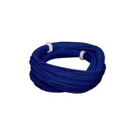 Hochflexibles Kabel, Durchmesser 0.5mm, AWG36, 2A, 10m Wickel, Farbe blau