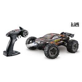 1:16 Elektro Modellauto High Speed Truggy RACER schwarz/orange 4WD RTR