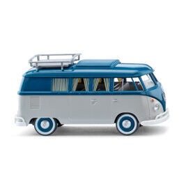 VW T1 Campingbus - achatgrau/grünblau