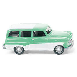 Opel Caravan 1956 - mintgrün mit weißem Dach