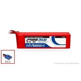 LiPo 2400mAh 3S 11.1V 35C (EC3 plug)