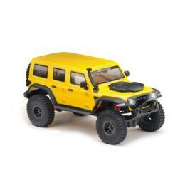 1:18 Micro Crawler Jeep Yellow RTR