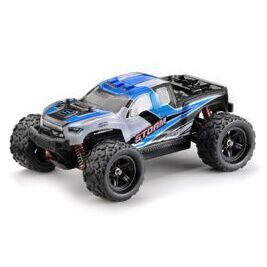 1:18 Elektro Modellauto High Speed Monster Truck STORM blau 4WD RTR