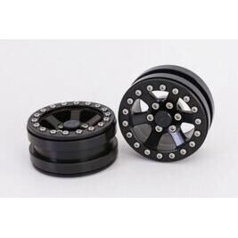 Beadlock Wheels PT-Escalade Black/Black 1.9 (2pcs)