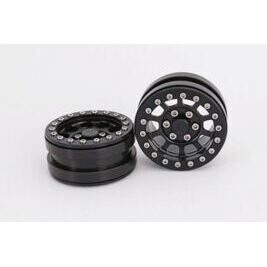 Beadlock Wheels PT-Royalty Black/Black 1.9 (2 pcs)