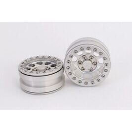 Beadlock Wheels PT-Royalty Silver/Silver 1.9 (2 pcs)