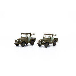 Set mit 2 Jeep PAK58-Panzer Abwehr Kompanie-BAT