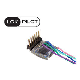 LokPilot 5 micro DCC, 6-pin Direkt gewinkelt, Retail, Spurweite N, TT