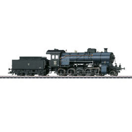 Dampflokomotive mit Schlepptender Serie C 5/6 Elefant