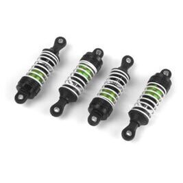 Aluminum Oil-Filled Shock Absorber Set (Green/4pcs)