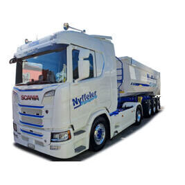 Scania CR 20 ND Thermomulden-Sattelzug ""Nyffeler Transporte""