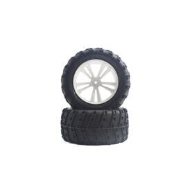 Tires and Wheels for Truck/Monster Truck (White / 31613W+31803)