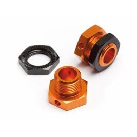 Trophy Buggy - 5mm Hex Wheel Adapters  (Orange/Black)