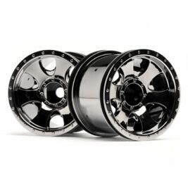 WARLOCK WHEEL BLACK CHROME (2.2in/2pcs)