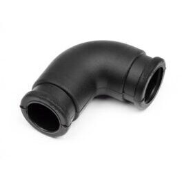 SILICONE EXHAUST COUPLING 12X30MM (BLACK)