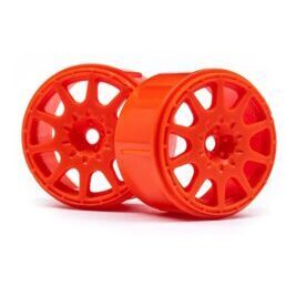 MICRO RALLY WHEEL 17MM ORANGE (4PCS)