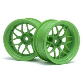 TECH 7 WHEEL GREEN 52X26X+9MM OFFSET (2PCS)