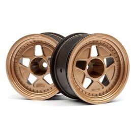 TARMACR40 WHEEL BRONZE 52X31X+15MM OFFSET (2PCS)