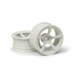 D5 WHEEL WHITE (9MM/2PCS)