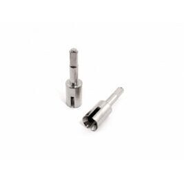 HEAVY-DUTY DIFF SHAFT 5 X 37MM (SILVER/2 PCS) NITRO 3 EVO