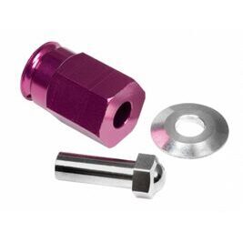 ALUMINUM WIDE HEX HUB 24mm (PURPLE)