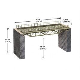 L-C Brückenfahrbahn ger. Bausatz