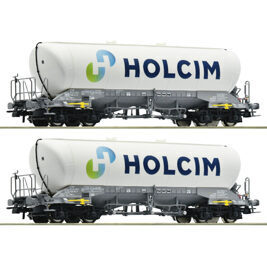 2-tlg. Set: Silowagen, Holcim