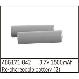 Re-chargeable Li-Ion Batteries - 3.7V 1500mAh (2)