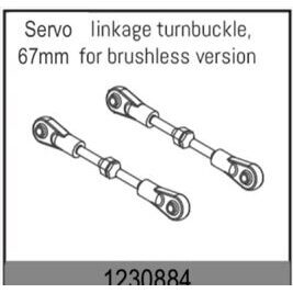 Servo Gewindestangen 59-67mm (2)