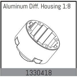 Aluminium Differentialgehäuse 1:8