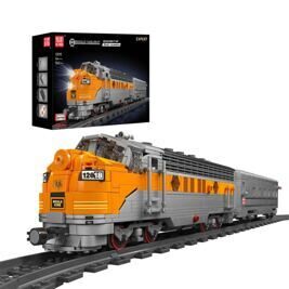 Mould King 12018 - USA EMD F7 WP Diesellokomotive