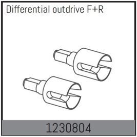 Differentialausgänge vorne/hinten