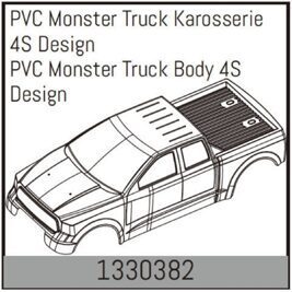 PVC Monster Truck Karosserie 4S Design