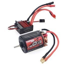 Combo Crawler 1:10 540 Brushed Motor 16T 5-slot (13700RPM) mit 60A ESC