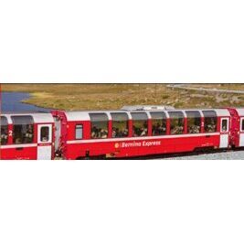 RhB Bernina Express, neues Logo, 3-tlg. Wagenset