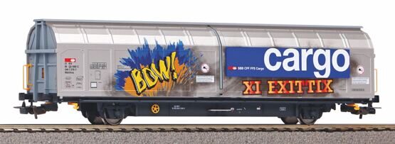 SBB Schiebewandwagen Hbbillns mit Graffit  Ep. VI