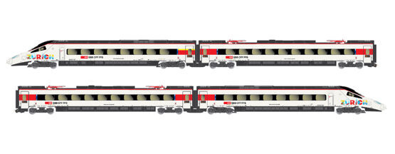 SBB 4-er Set RABe 503 018 Astoro München-ZH  Ep. VI  DCS