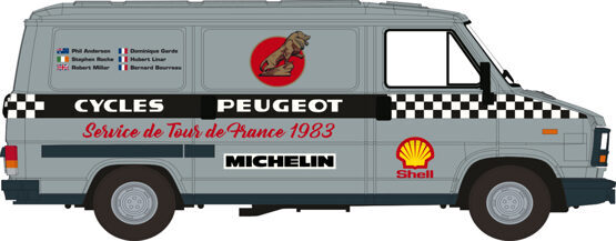 Peugeot J5 Kasten 1982, TdF 1983,