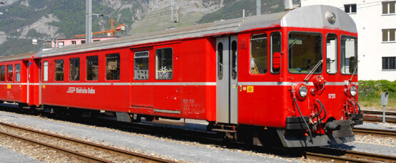 RhB BDt 1721 Steuerwagen (runde Lampen)